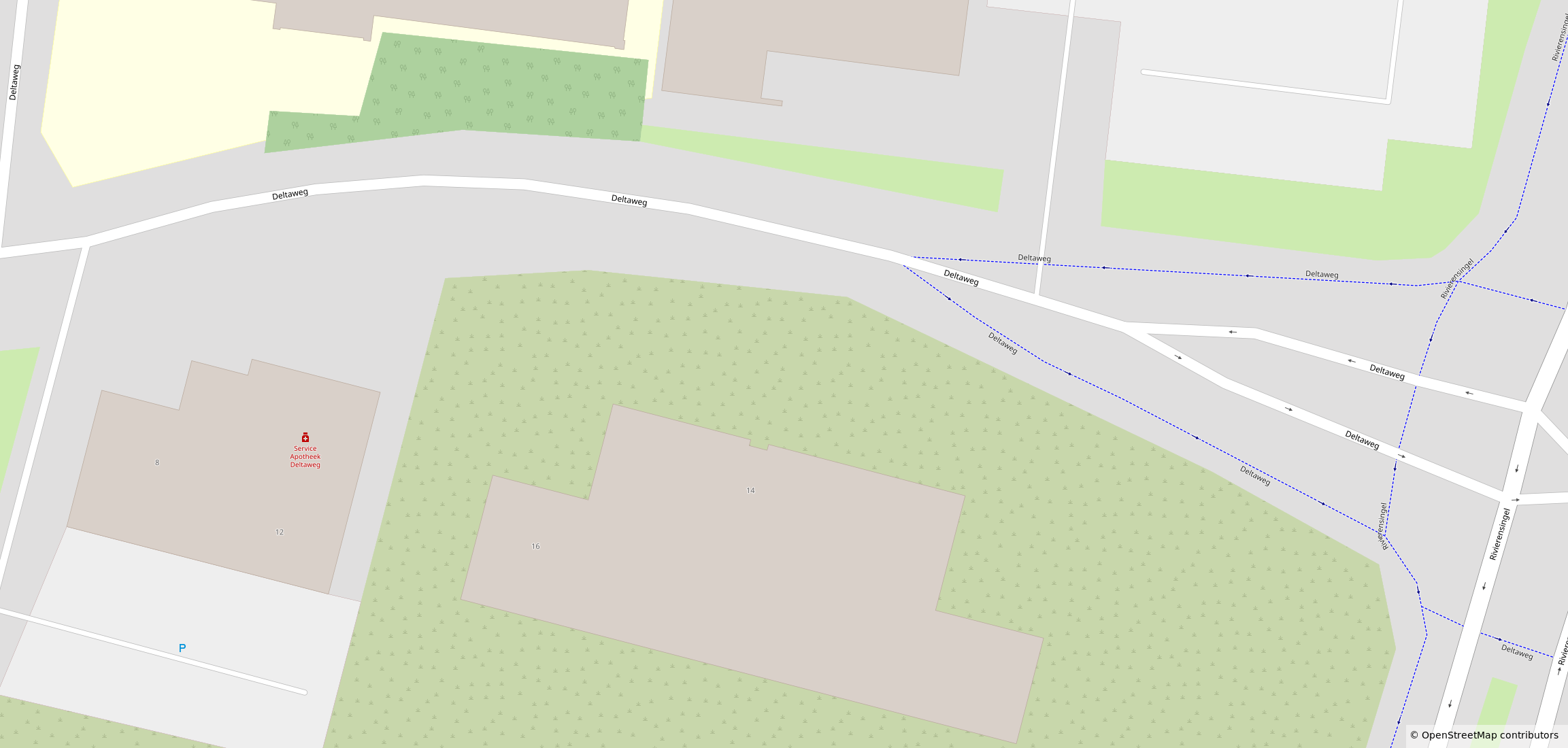 Kaart locatie ambulancepost Helmond