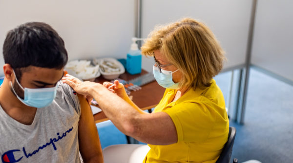 Vaccinatiefoto jongen