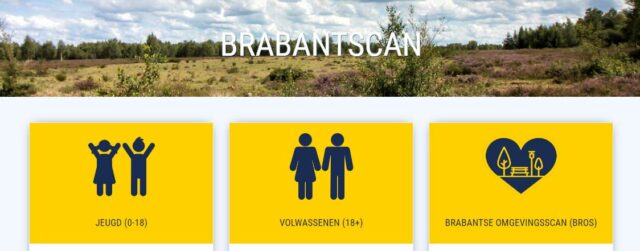 Brabantscan en Brabantse omgevingsscan geven info over gezondheid en leefomgeving in de regio