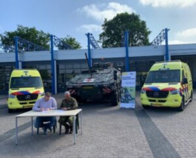 Samenwerking 13 Geneeskundige Compagnie en  Ambulancezorg GGD Brabant-Zuidoost