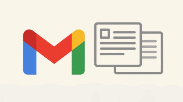 Beeld met Gmail-logo en brievenicoontjes